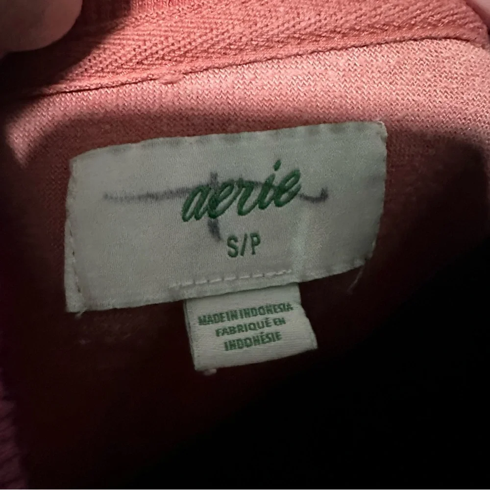 Aerie Velour Burnt Orange Sweater